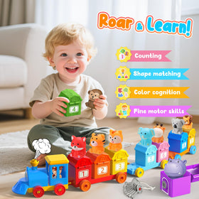 IPOURUP Montessori smart keys close-up showing shape and color matching.