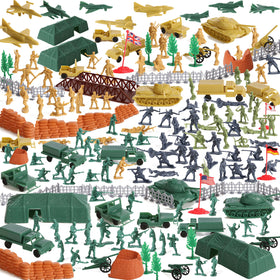 IQ Toys Huge 300-piece soldiers figures for action-packed pretend battles.