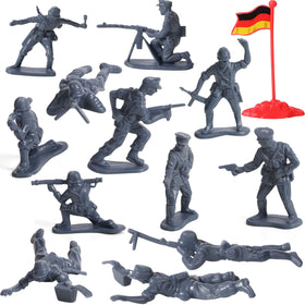 IQ Toys tents, flags, and trenches support realistic field exploration.