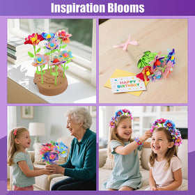 IQBOX garden bases help display finished bouquets.