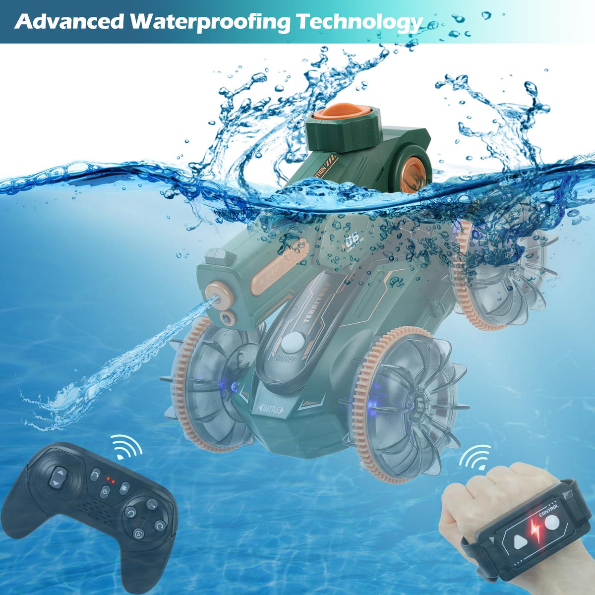 IQBOX LED lights brighten night land and water racing