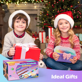 IQBOX soft, vibrant elastic bands for comfortable crafting sessions.