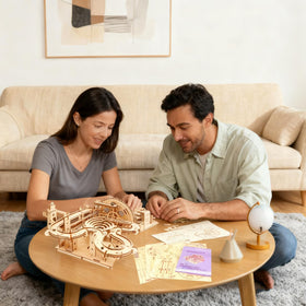 IQIETOY wooden puzzle on display as decorative gift-ready piece