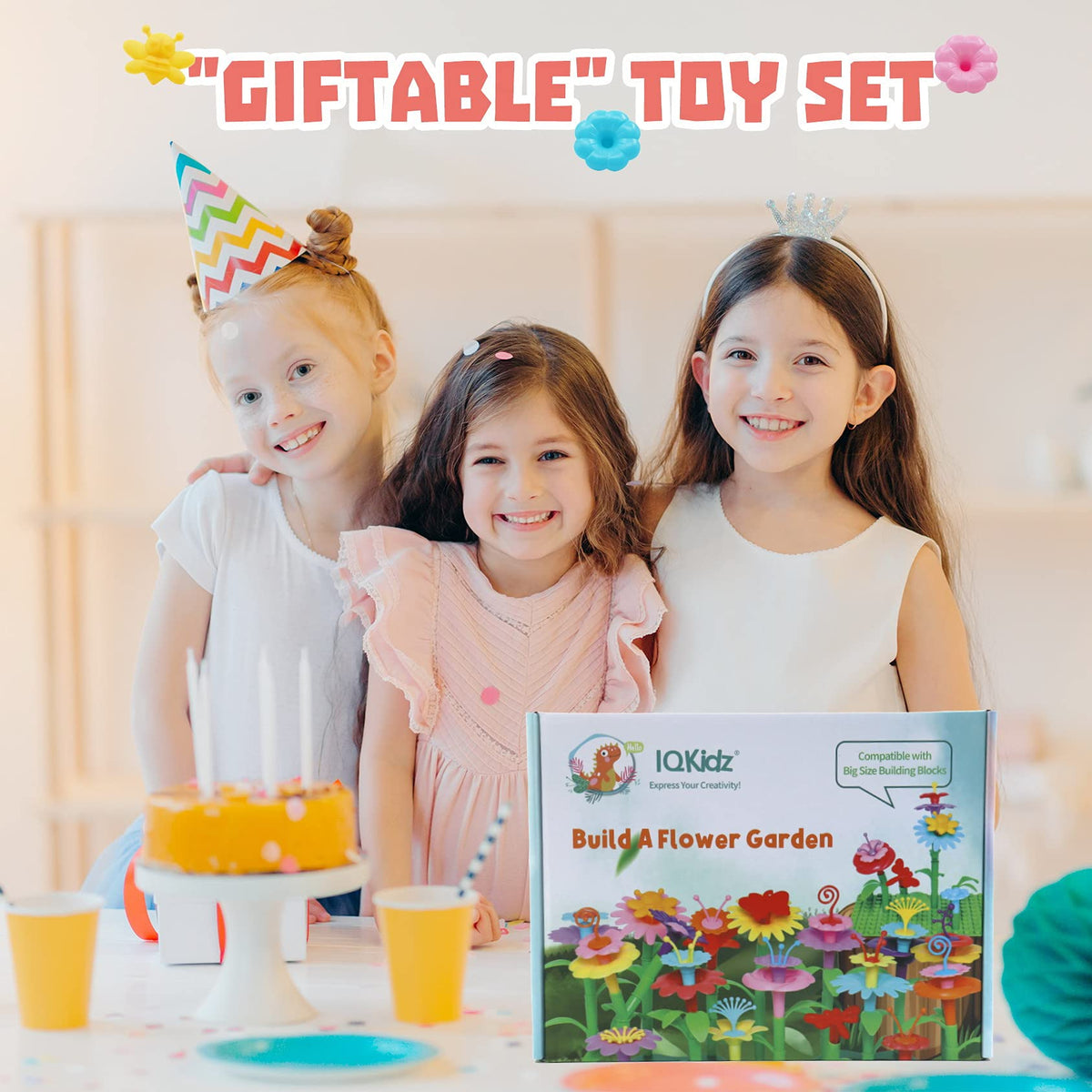IQKidz colorful building pieces boost creativity and focus