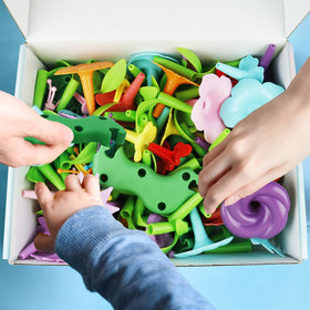 IQKidz insect pegs butterfly add whimsy and pretend pollination