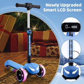 IRIMMY LED deck and wheels illuminate plays with visibility.