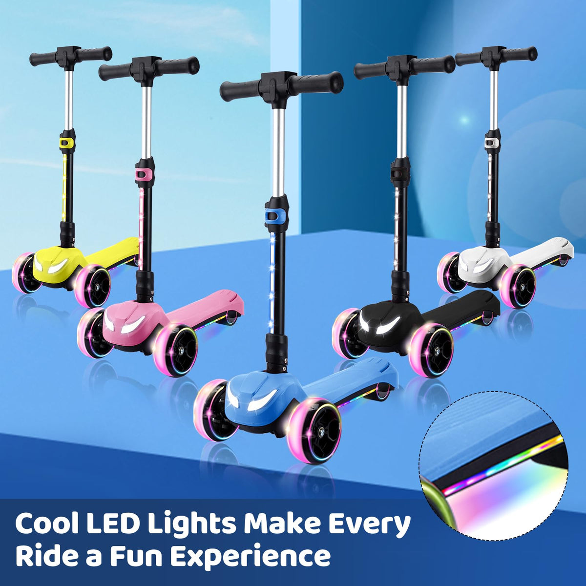 IRIMMY thumb throttle enables easy acceleration for small hands.