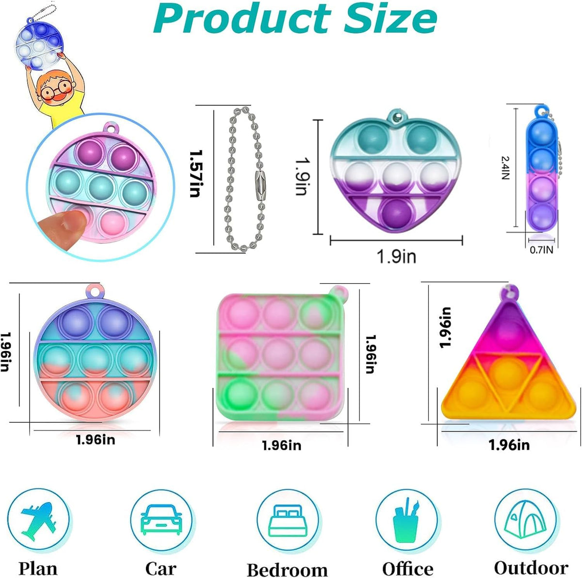 Irnushka Pop Fidget round pack ideal for on-the-go play.
