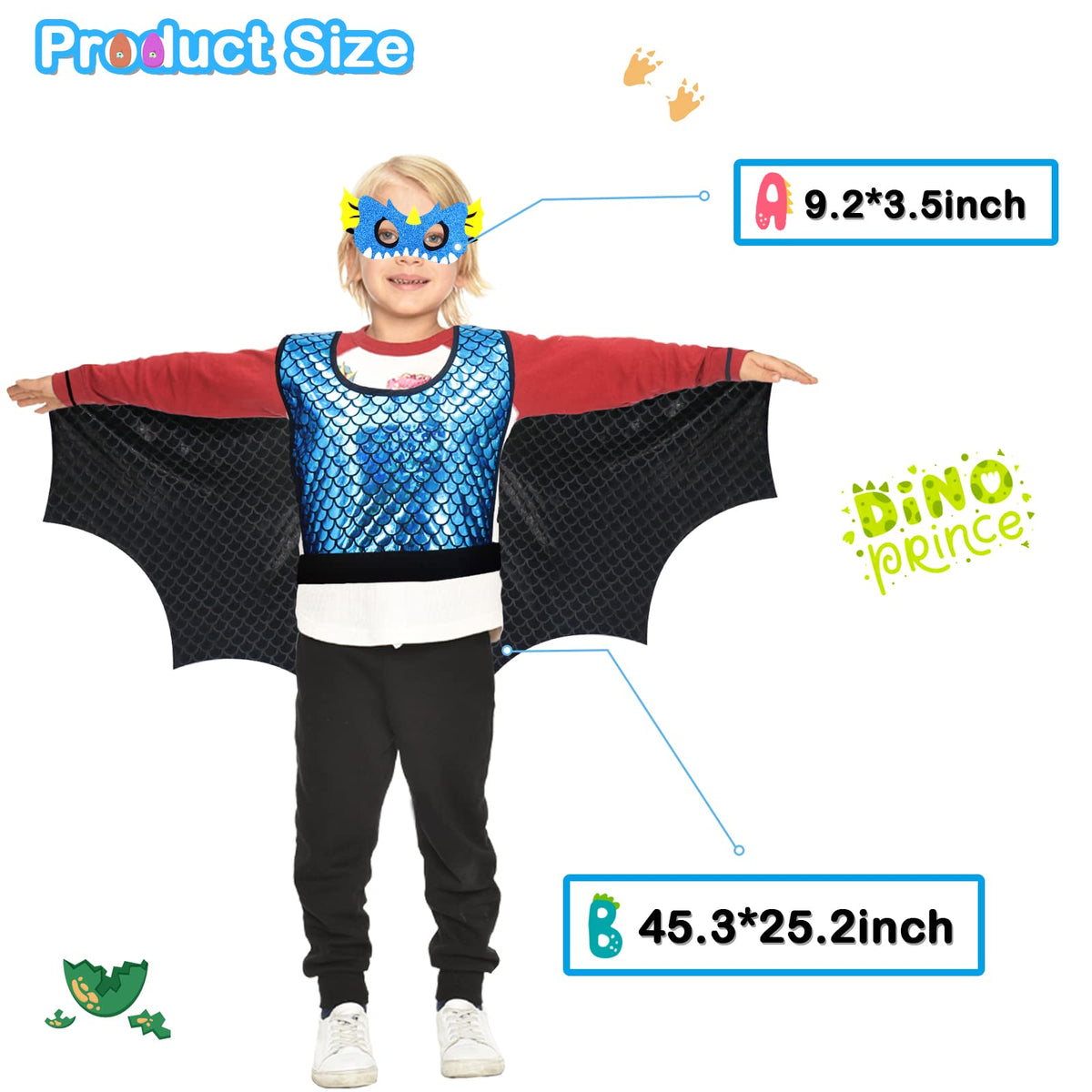 IROLEHOME Dress-up wings costume packaging ready for gifting and storage.