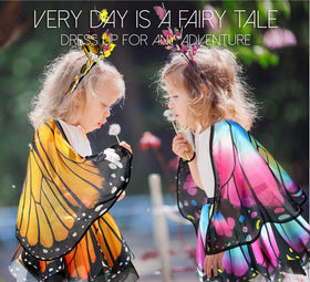 iROLEWIN butterfly wings worn by a child during dress-up
