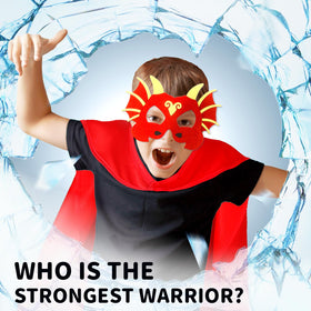 iROLEWIN dragon masks 6-pack, playful accessories for pretend adventures and party moments.