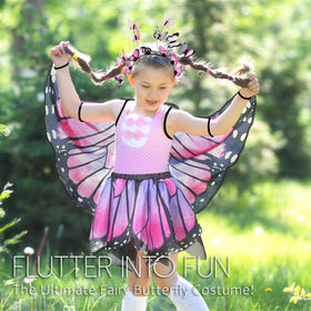 irolewin kids butterfly wings costume durable seams to prevent fraying
