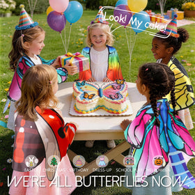 irolewin ladybug wings set, vibrant colors for imaginative play