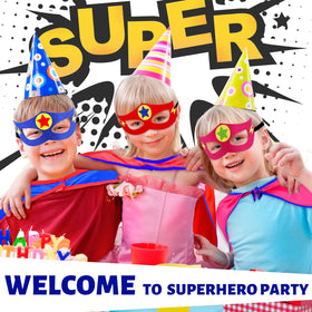 irolewin star cape party favors, ideal for birthdays and Halloween.