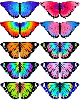irolewin toddler butterfly wings bulk pack, perfect for party favors and group play