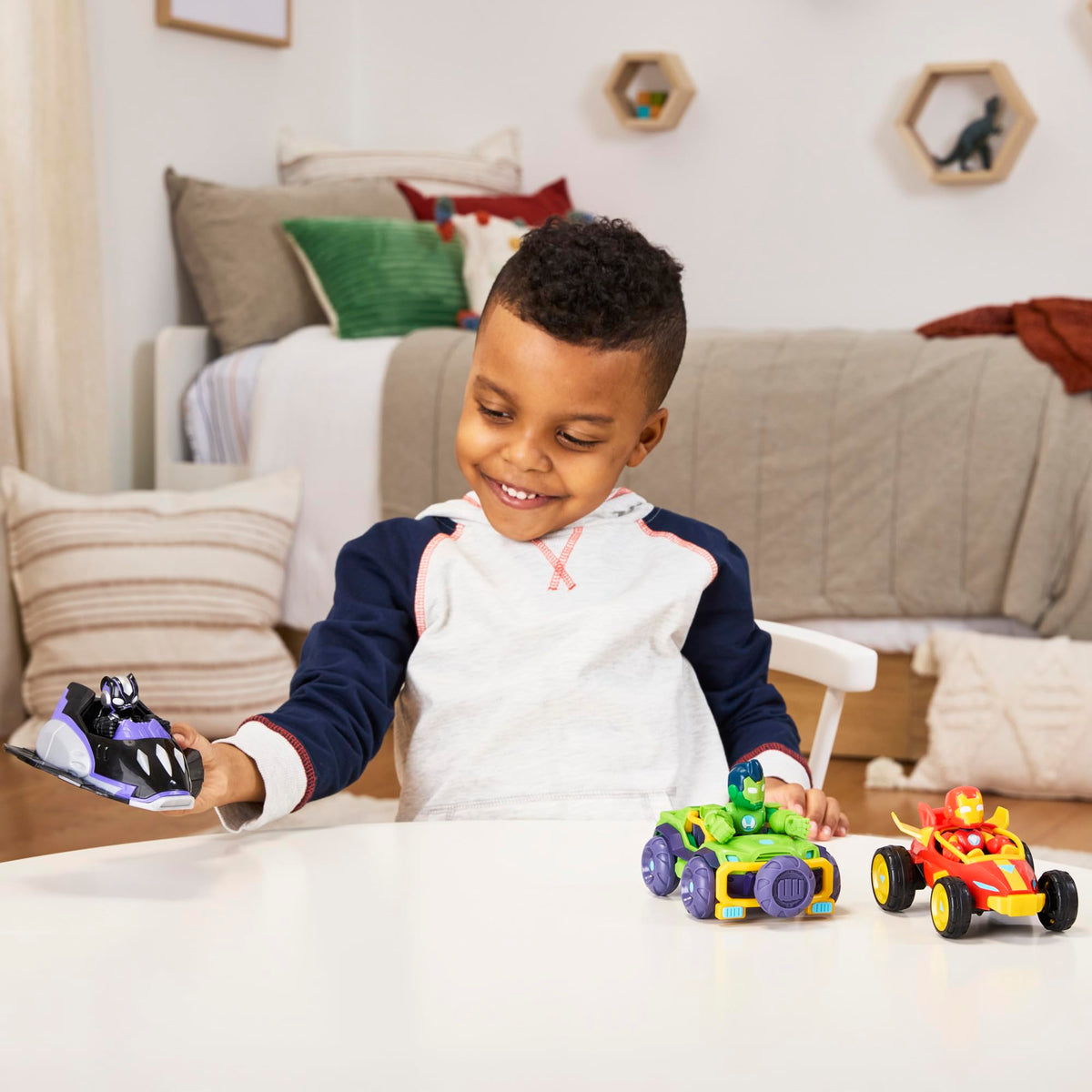 IRON MAN AND HIS AWESOME FRIENDS Armor-attachment for vehicle play and armor up