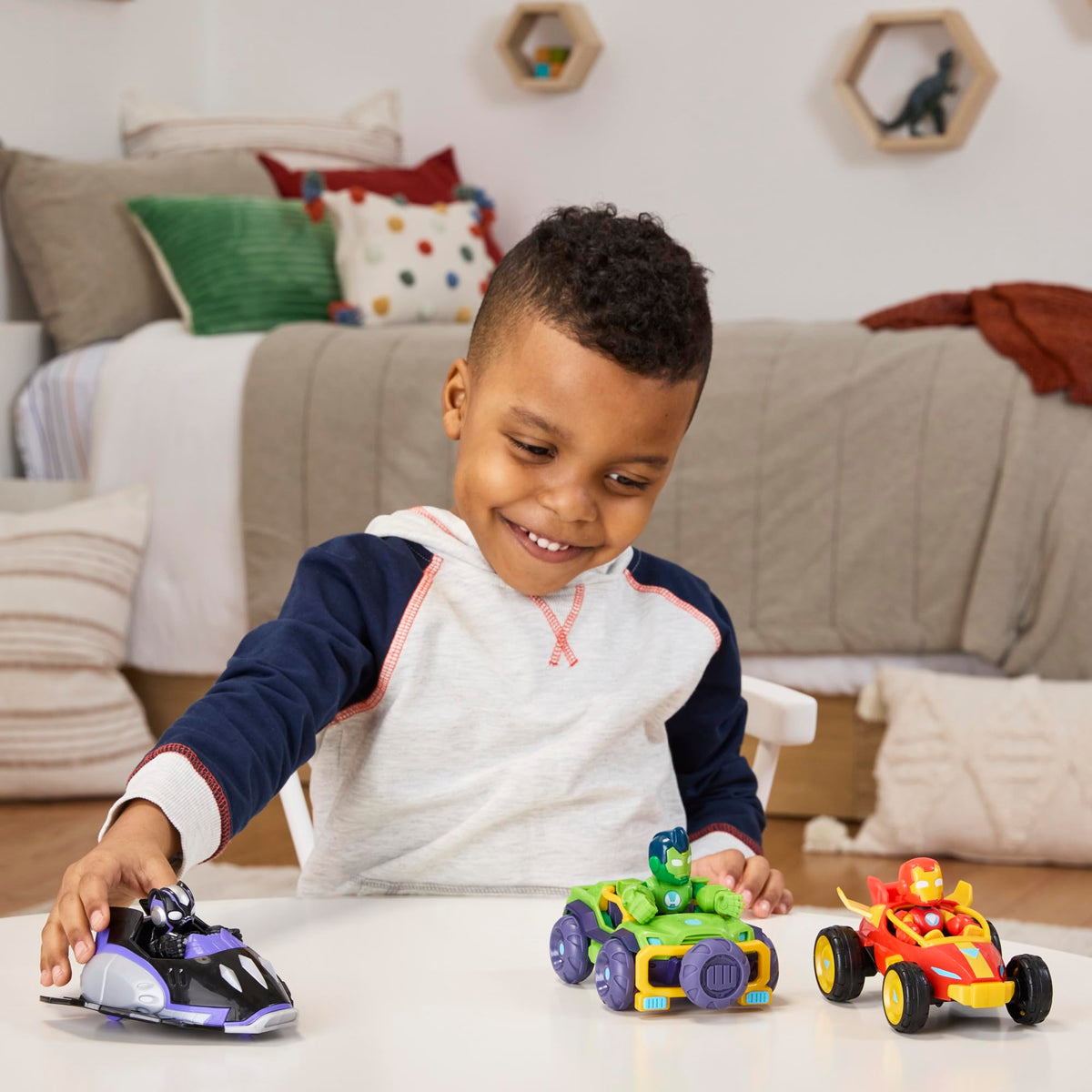 IRON MAN AND HIS AWESOME FRIENDS Iron Hulk-iron-racer vehicle for action play