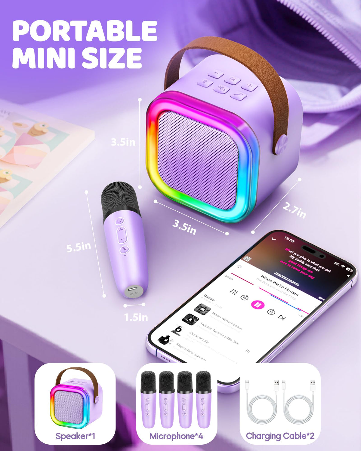 Bluetooth pairing with the IROO device for quick music streaming.