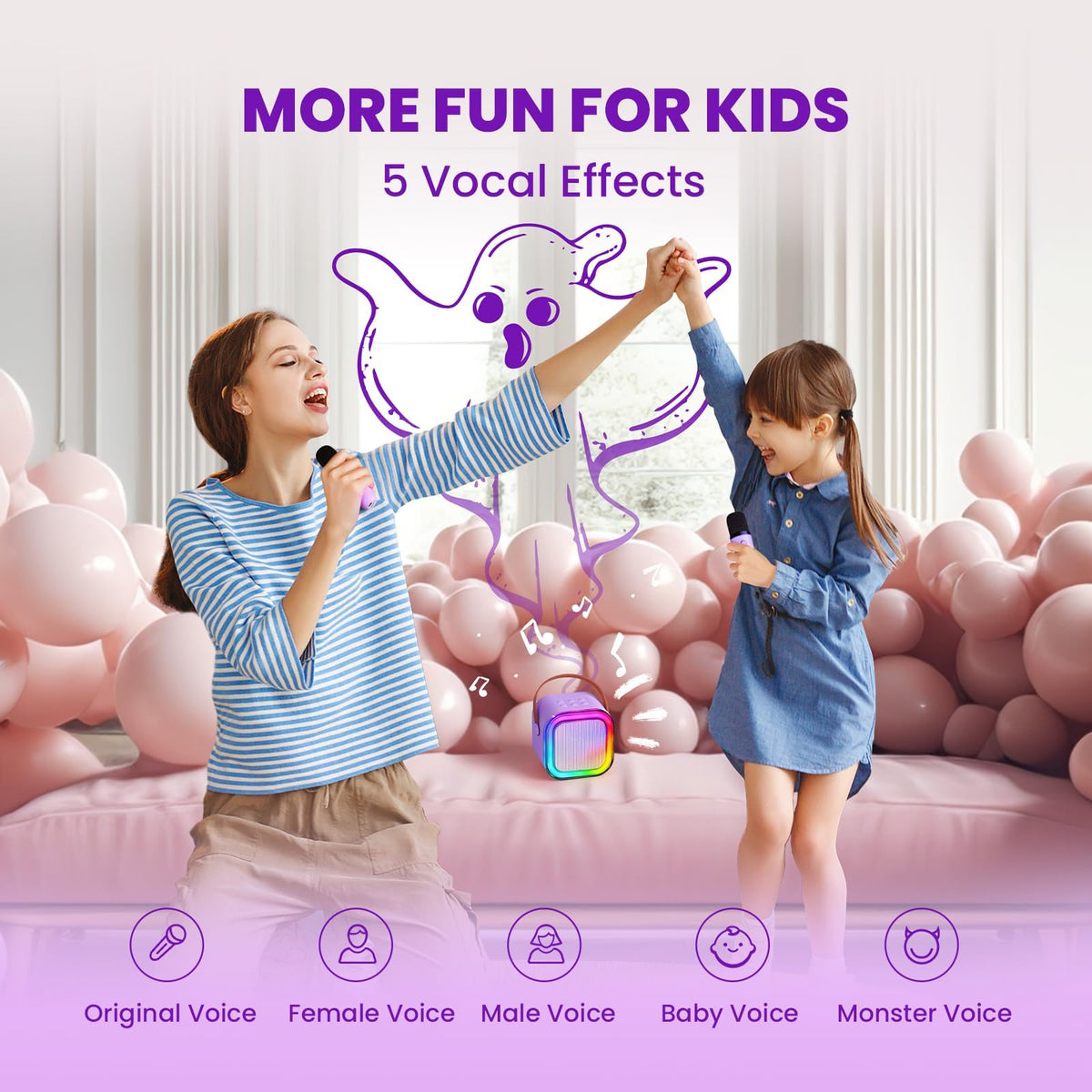 IROO with Karafun Premium unlocks thousands of songs for instant playlists.