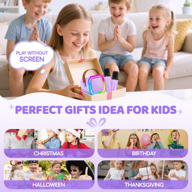 IROO karaoke with dual wireless microphones ready for family sing-alongs.