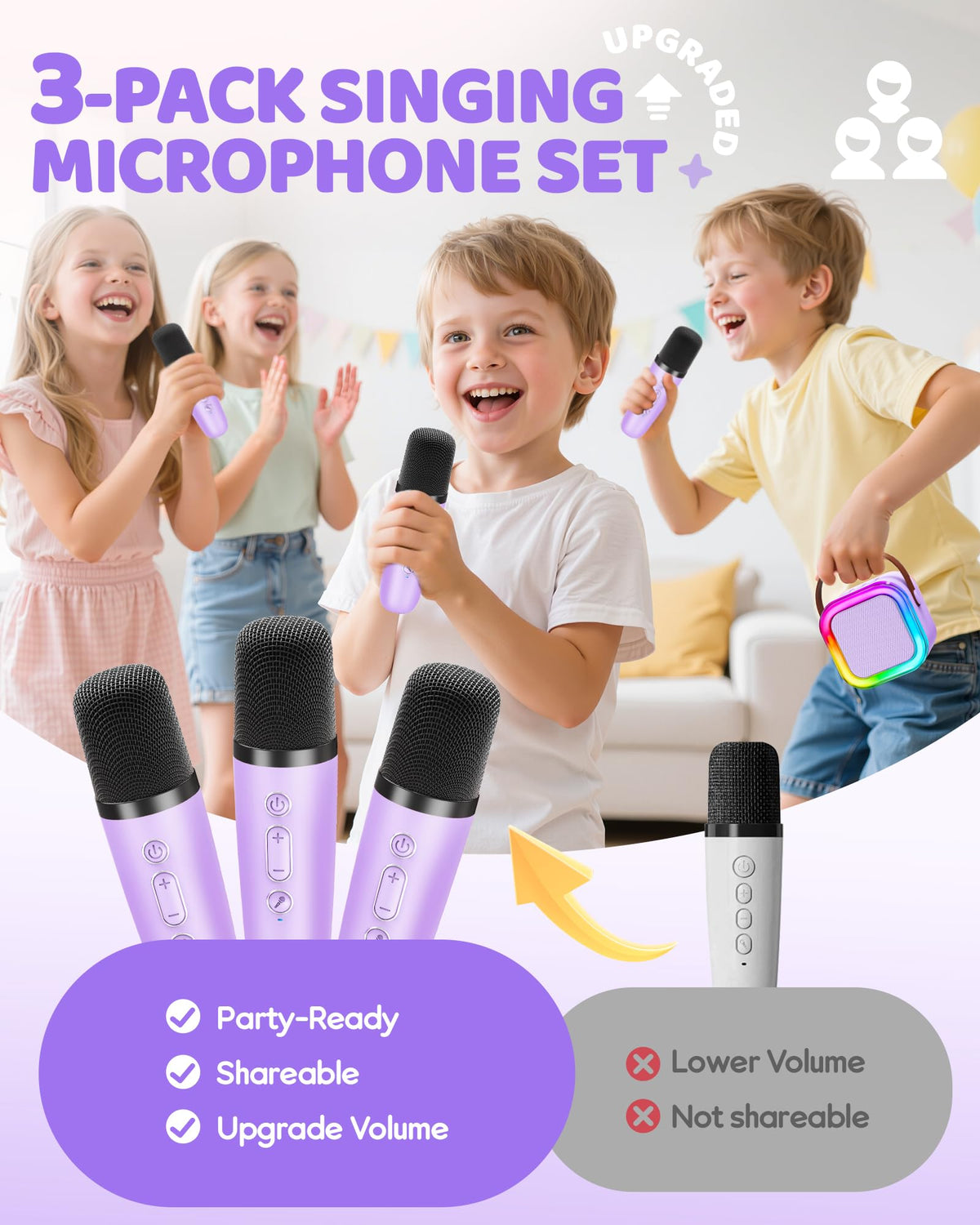 IROO's crystal-clear sound keeps voices balanced during family sing-alongs.