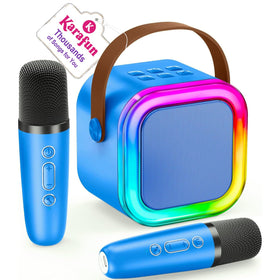 IROO mini karaoke front view for family sing-alongs and easy setup.
