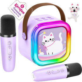 IROO mini karaoke machine for kids portable design ideal for playtime singing anywhere