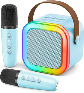 IROO mini karaoke machine with kids singing for family fun
