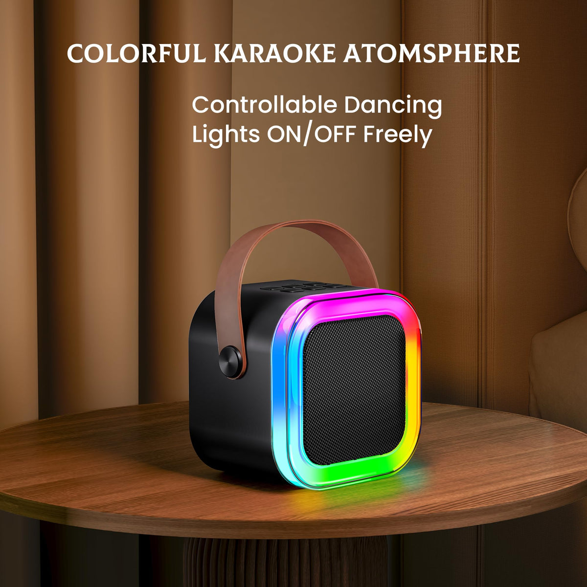 Rechargeable speaker offers 3–10 hours of music anywhere.