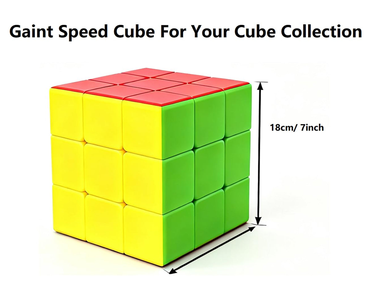 IRRDFO Giant Speed Cube Pro 18cm side view, a bold brain teaser for focus