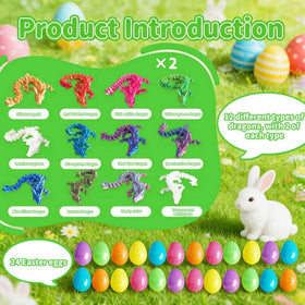 IRRONN Easter egg dragon figure offers unique poseability for display and play.