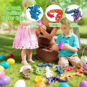 IRRONN articulated dragon in Easter egg for gift-ready fantasy display.