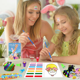 iRugosa hapfyer 24 stickers for decorate-and-share Easter crafts.