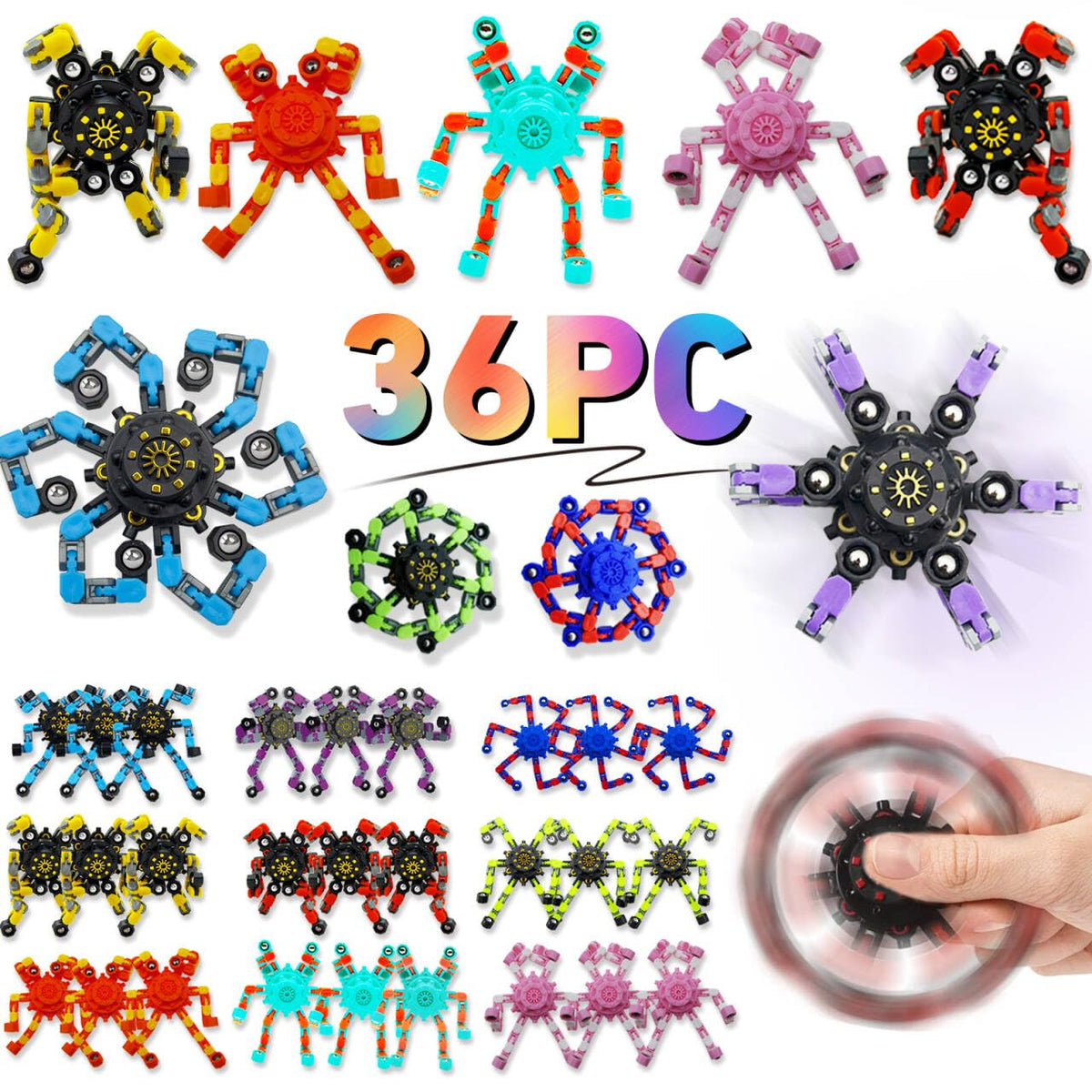 Irvotbes DIY robot fingertip gyros encourages creativity and fine motor skill practice.