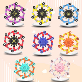 Irvotbes deformable chains encourage imaginative transformation and fine motor play