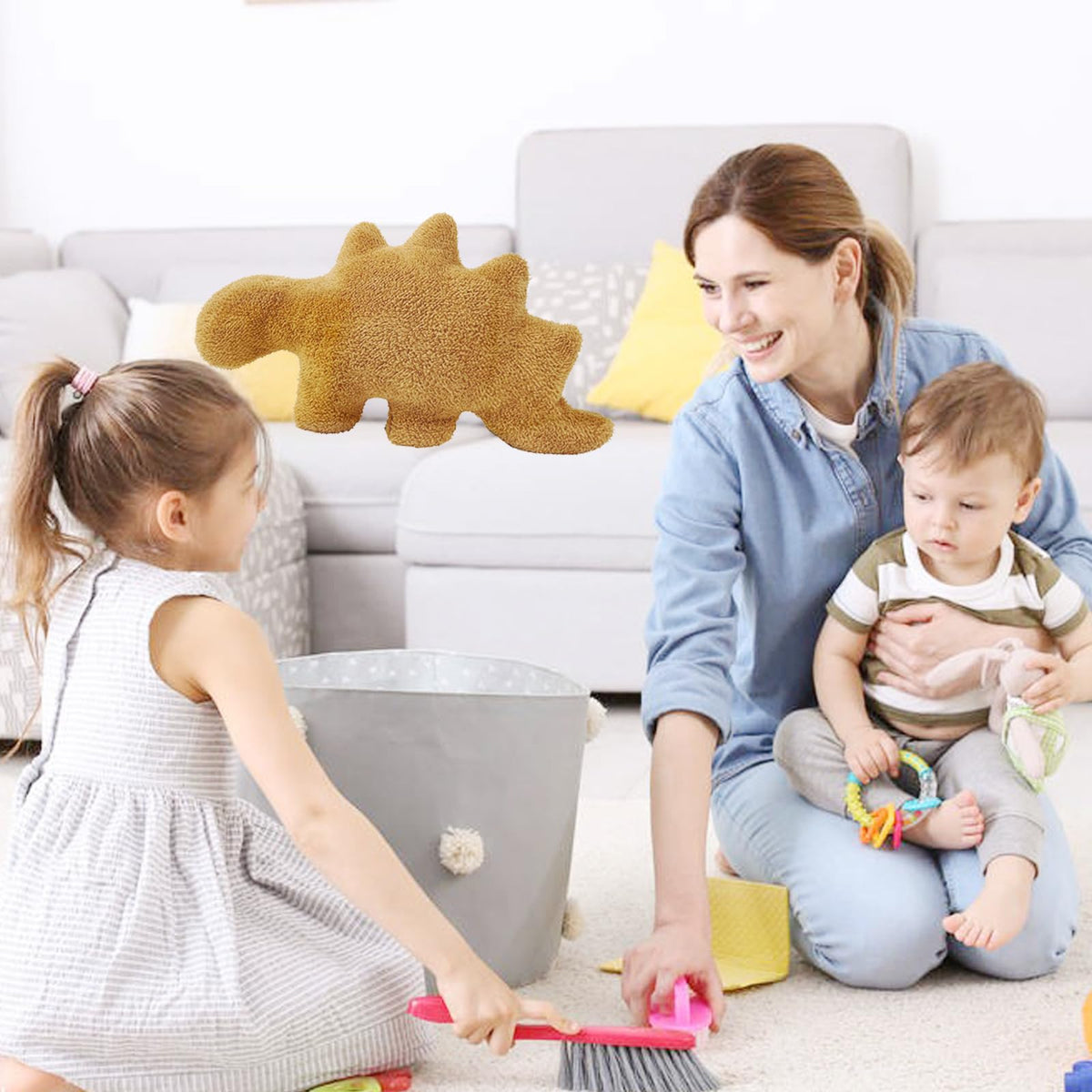 Isaacalyx Dino Nugget Pillow multipurpose decor and gifts idea.