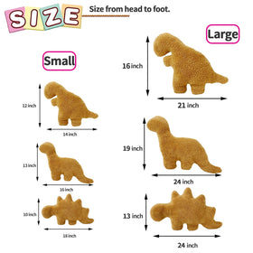 Isaacalyx Dino Nugget Pillow soft plush closeup highlights cuddly texture.