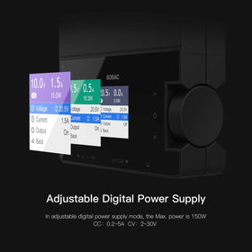 ISDT 608AC compact 350 g design fits crowded workspaces.