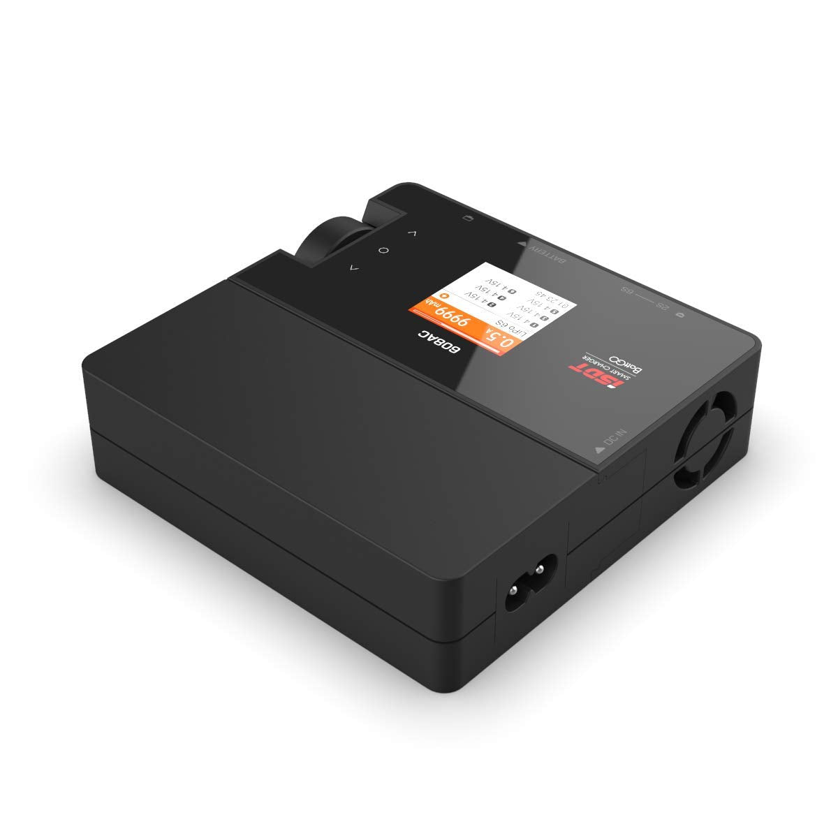 ISDT 608AC detachable power supply enables flexible use at home or on the go.