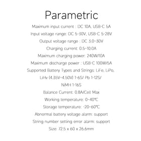 ISDT 608PD compact dimensions and lightweight design