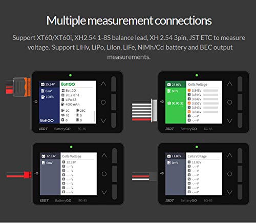 ISDT BG-8S QC 2.0/3.0 compatibility enables fast device charging