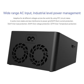 ISDT D2 Mark 2 dual fan cooling maintains stable operation.