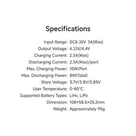 ISDT E625 durable shell supports safe field charging.