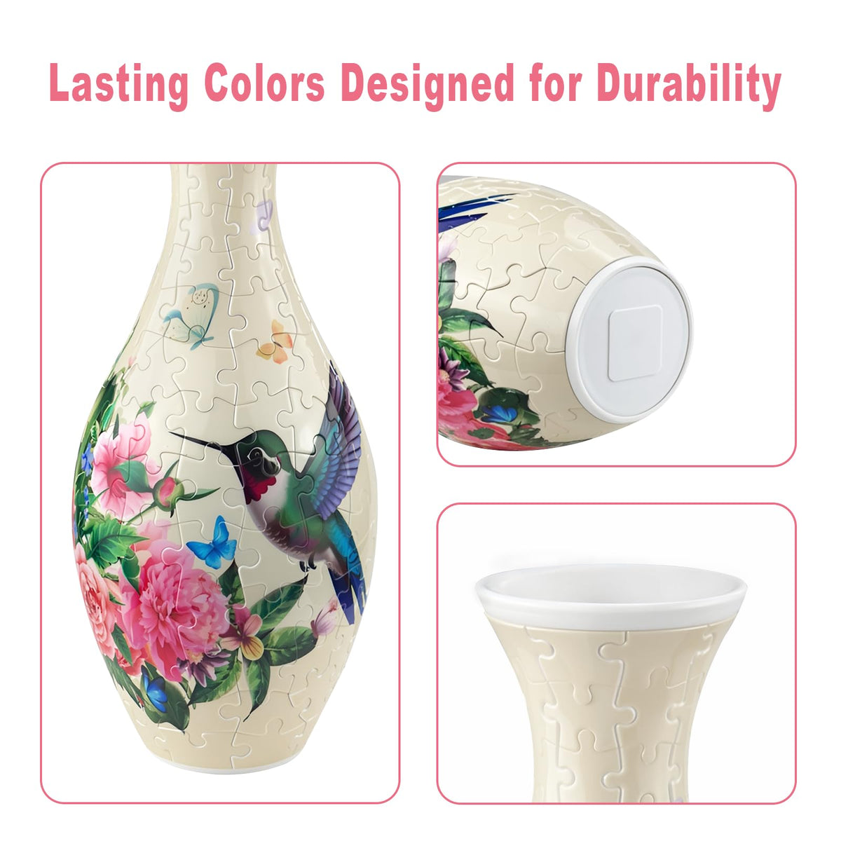 Iselyn gift-ready puzzle vase as a unique craft gift for home lovers