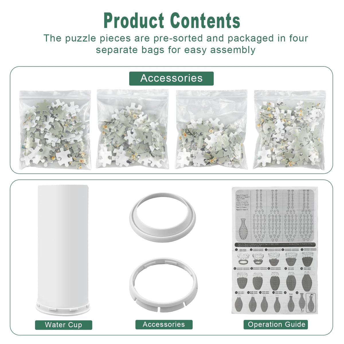 Iselyn kit includes instructions and video tutorial for easy assembly.