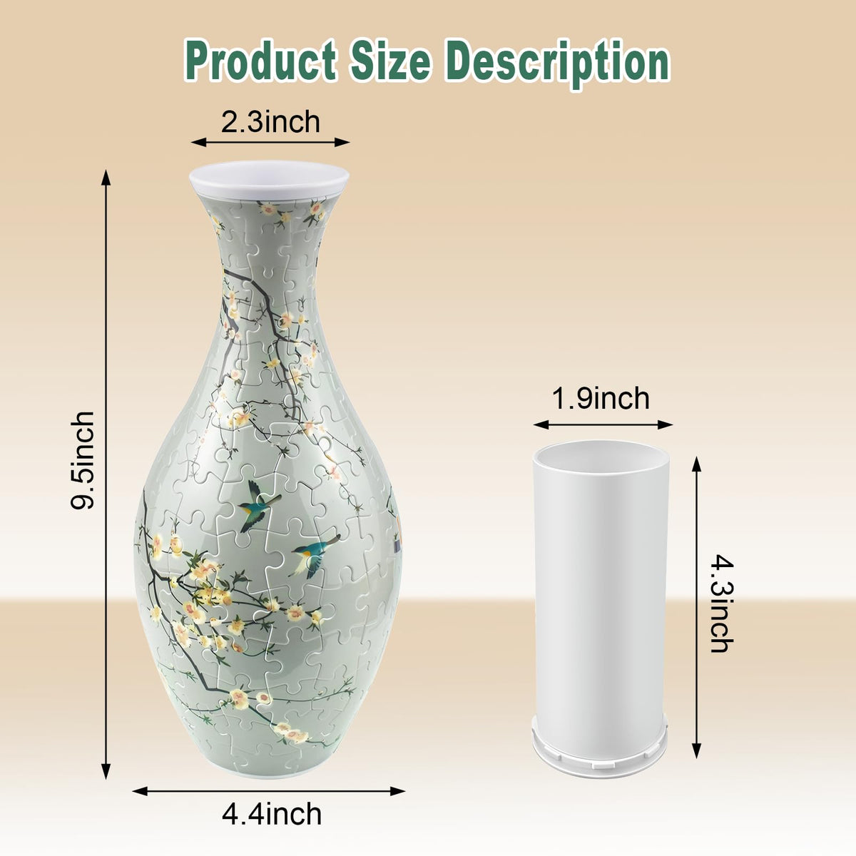Iselyn puzzle vase makes a thoughtful housewarming or birthday gift.