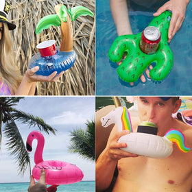 iShyan easy inflate design makes setup quick for poolside gatherings.