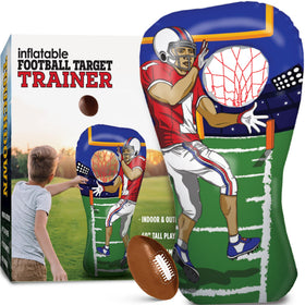 Island Genius soft football, 6 inches, safe for indoor toss games