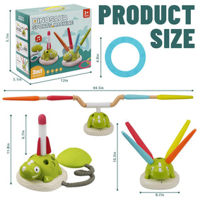 ISMETACU ring toss game promotes hand-eye coordination through active, social play.