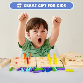 ISMETACU durable non-toxic wood construction supports safe play.